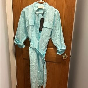 Ginger & Smart Aqua Trench Coat